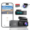 Dash Cam Front and Rear 2K+1080P, Free 64GB SD Card